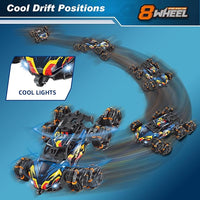 RC Cars for Boys – 8-Wheel Interactive RC Stunt Car, Hand Controlled Gesture Sensing Remote Control Car, Kids RC Car Toy & Birthday Gift Idea