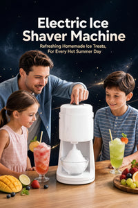 Electric Shaved Ice Machine – 135W Snow Cone Maker & Ice Crusher