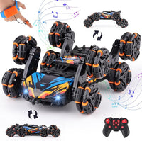 RC Cars for Boys – 8-Wheel Interactive RC Stunt Car, Hand Controlled Gesture Sensing Remote Control Car, Kids RC Car Toy & Birthday Gift Idea