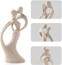 Modern Abstract Couple Sculpture | Decorative Figurine