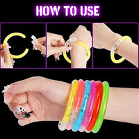 24Pcs Glow in the Dark Party Supplies for Kids/Adults, LED Flashing Light Up Toys, Glow Sticks, Mardi Gras Party Favors, Carnival Birthday Concert Gifts