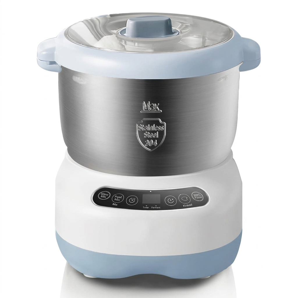 7L electric dough maker with stainless steel mixing bowl