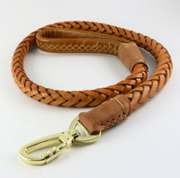 8-strand braided dog leash for medium and large dogs