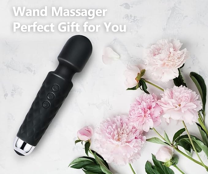 8 speed vibration body massager with simple control button