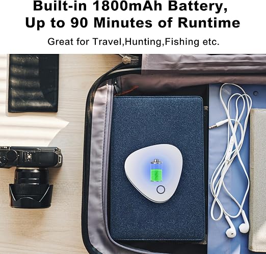 Mini Battery Powered Ozone Generator – 20mg/h Portable Ozone Machine