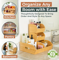 3 Pack Potato and Onion Storage Bin for Pantry & Kitchen Counter