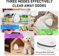 Mini Battery Powered Ozone Generator – 20mg/h Portable Ozone Machine