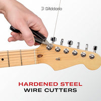 DAddario Pro Winder Guitar String Winder Cutter Bridge Pin Puller All in One Guitar Tool Black