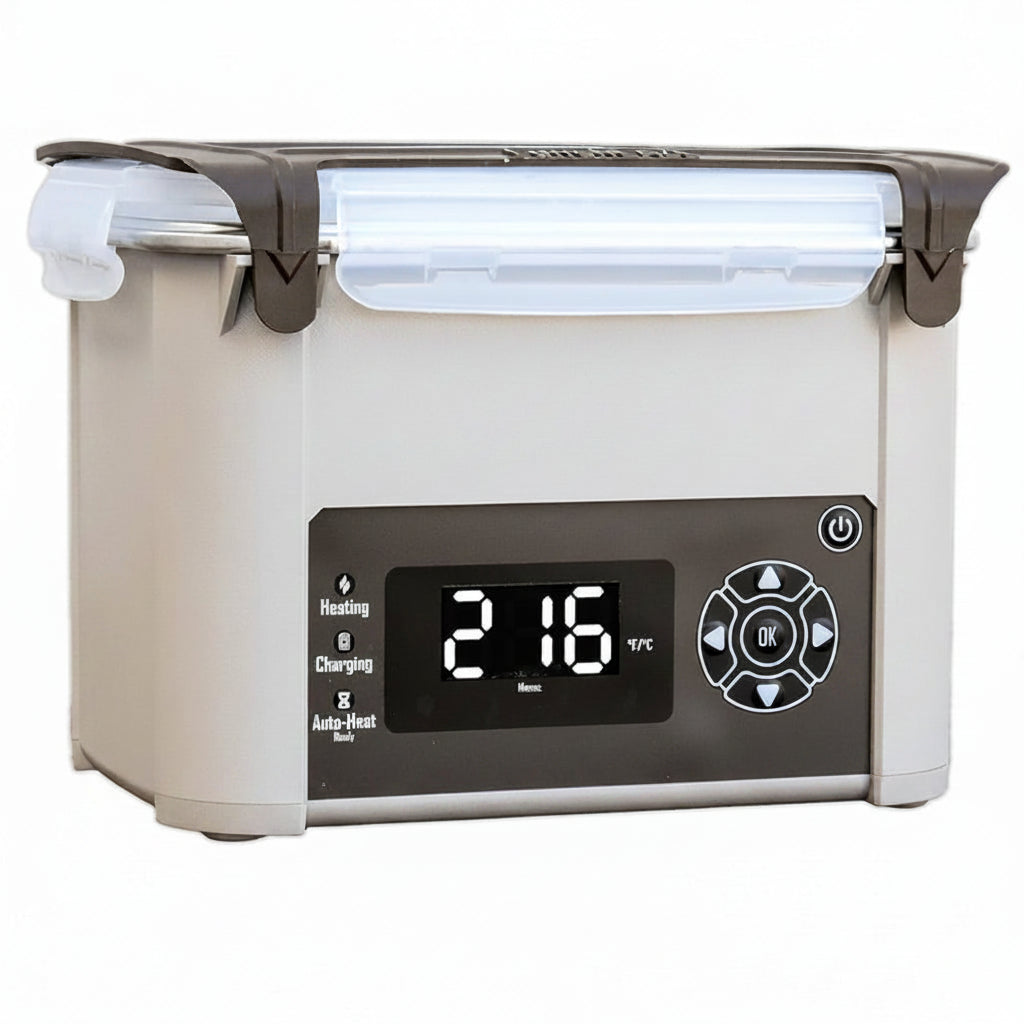 Cordless Electric Lunch Box 4-Cup Portable Meal Container for Adults