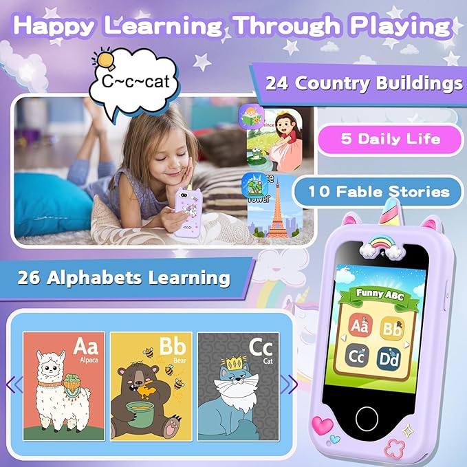 Kids Smartphone Toy With 8GB Memory Card