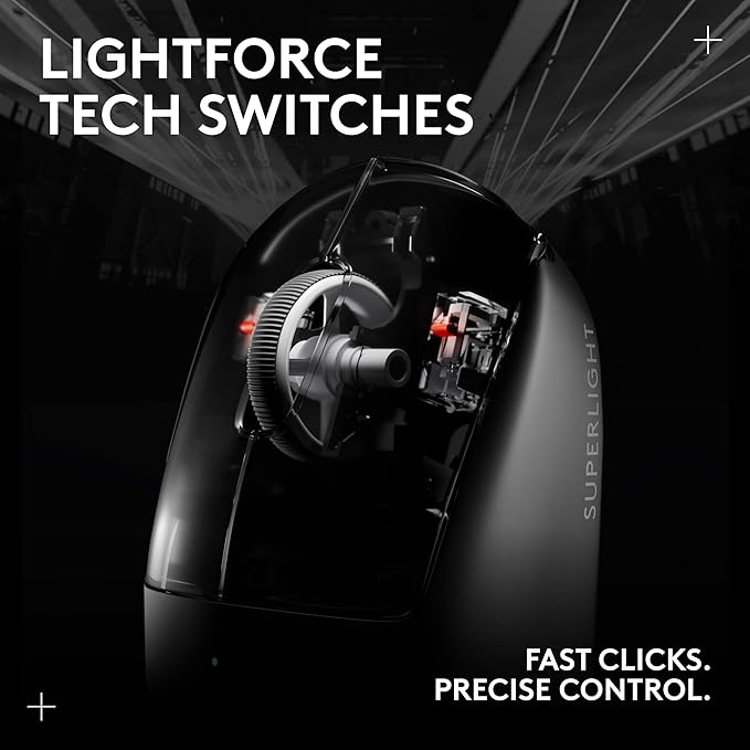 gaming mouse 8khz polling rate ultra fast response low latency