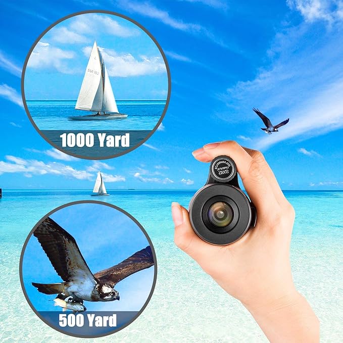 Monocular telescope used for bird watching and wildlife observation