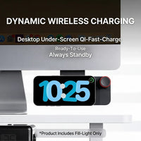 AI companion robot bundle with magnetic wireless charging and desktop accessories