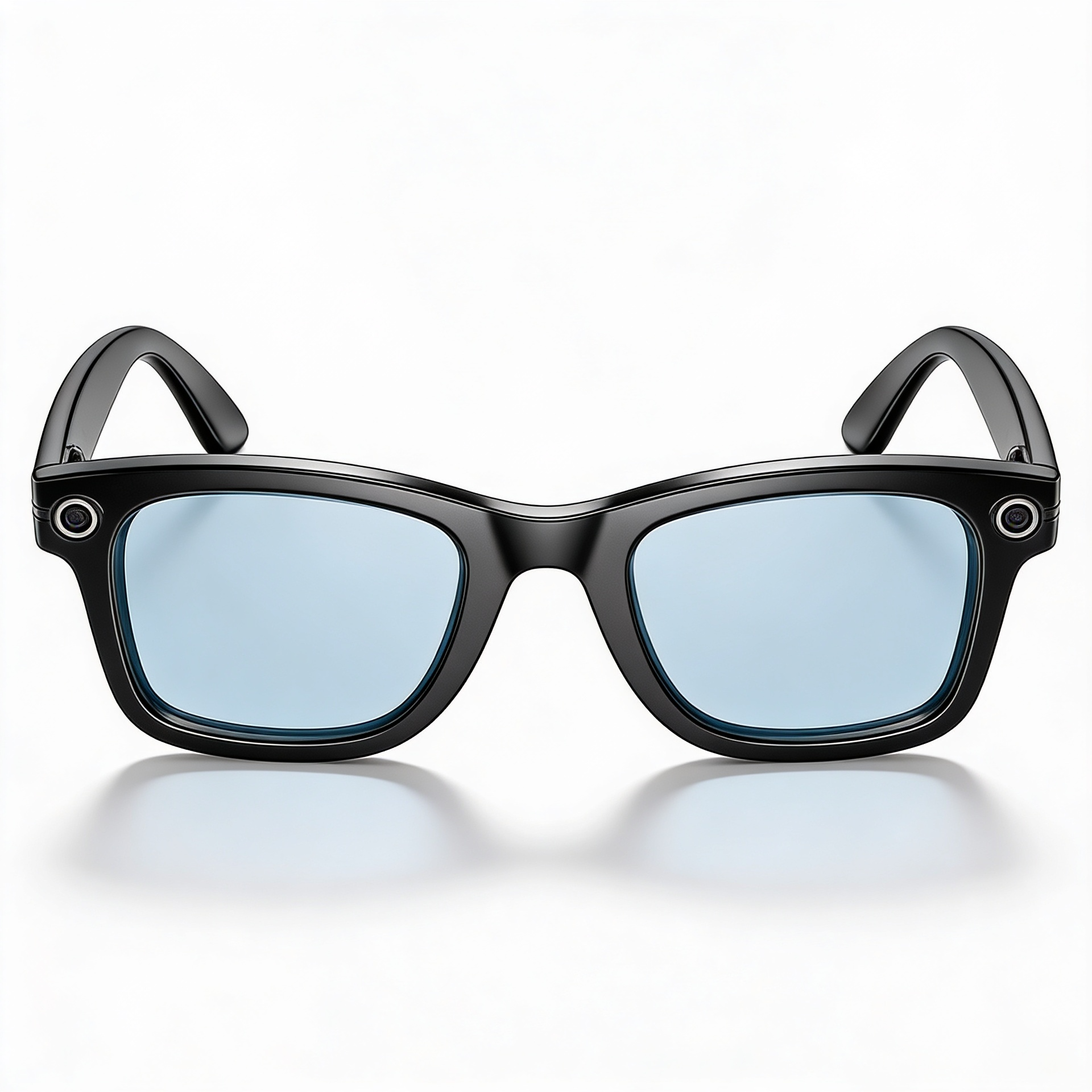 AI Smart Glasses Front View With HD Camera Wearable Device