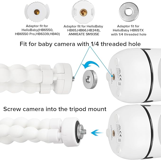 Adjustable Flexible Camera Mount For Baby Monitor