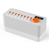 Baby white noise machine with multiple sound controls, digital display and large adjustment knob