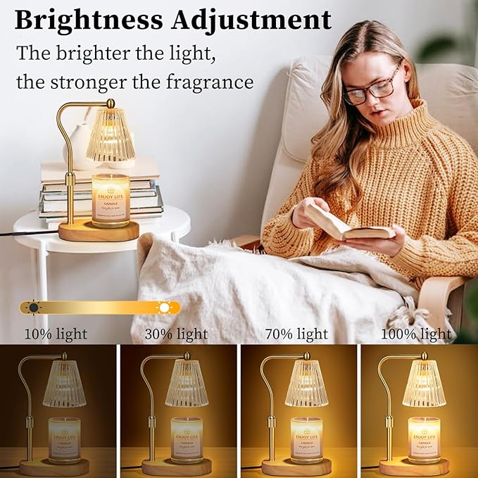 Dimmable Candle Warmer Adjustable