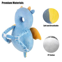 Adjustable toddler backpack cushion with comfortable straps