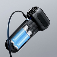 Air blower with 5 nozzle attachments for different cleaning areas