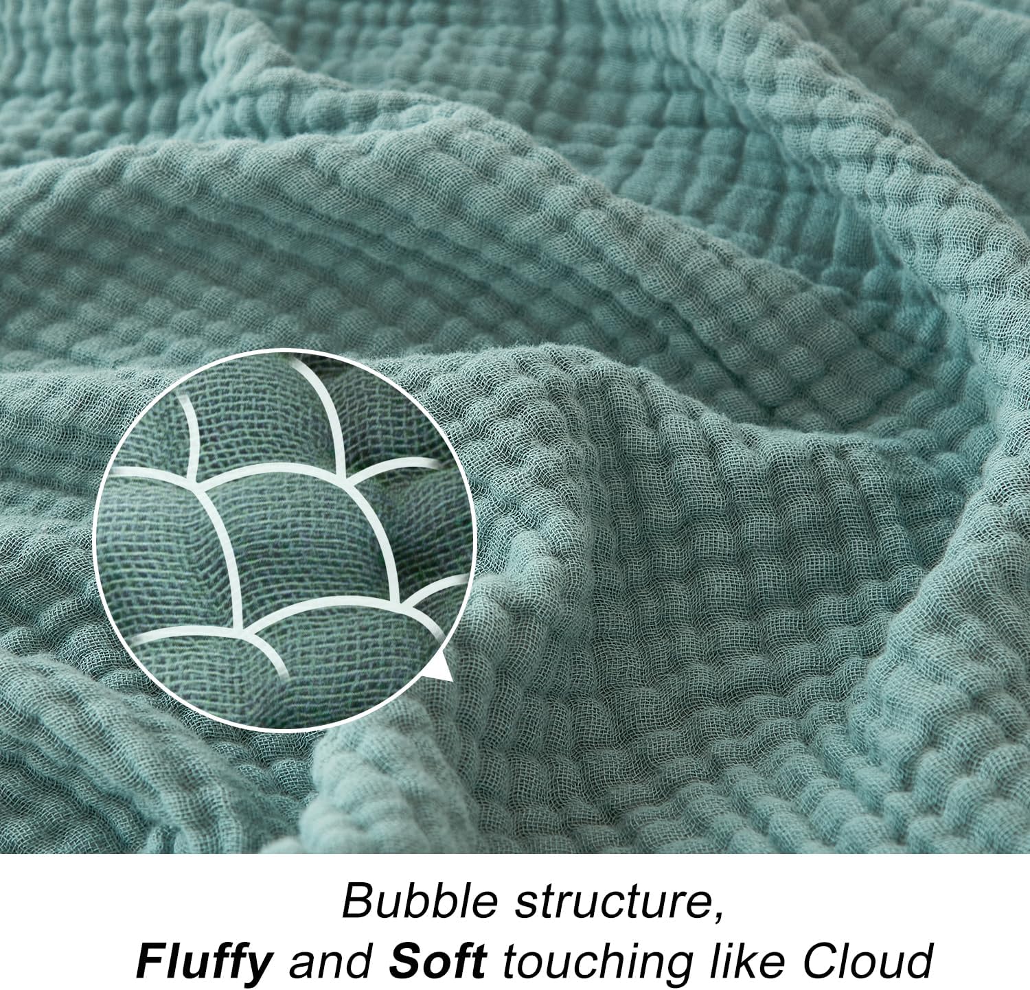 Soft 4 Layer Gauze Sofa Throw