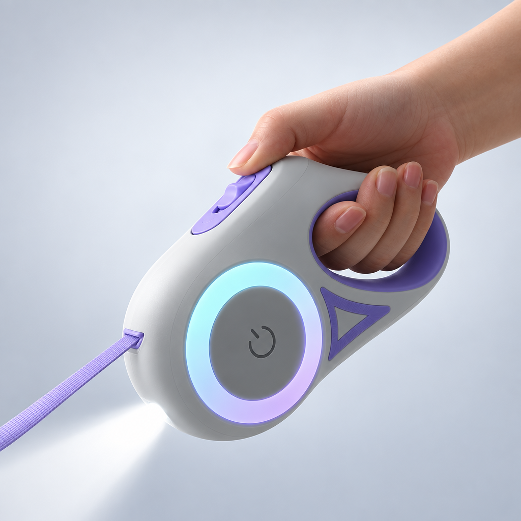 Automatic retractable pet leash for everyday walks