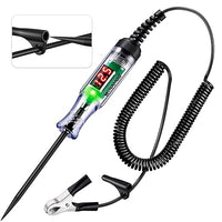 Automotive test light with display for car circuit testing