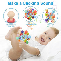 BPA Free Baby Teething Toy For Safe Sensory Play