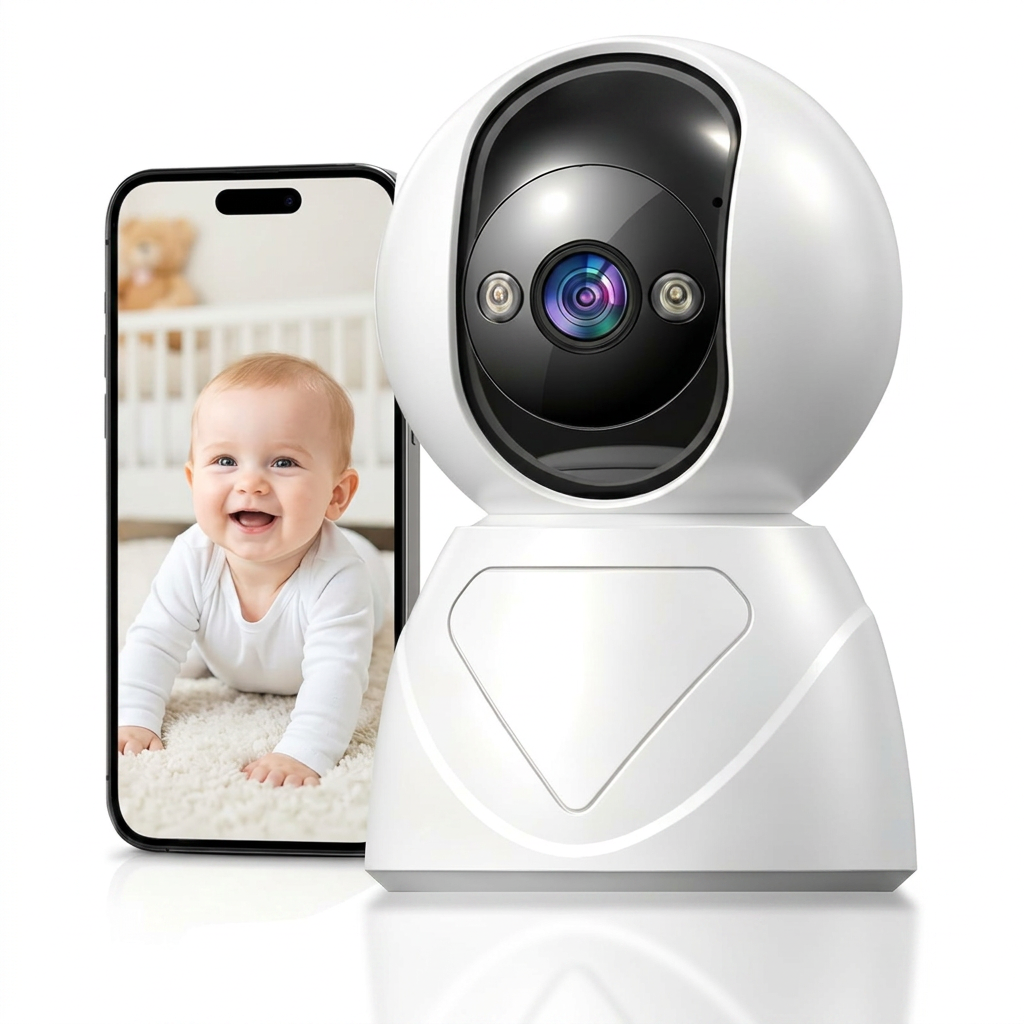 Baby Room Video Monitor For Indoor Nursery Use