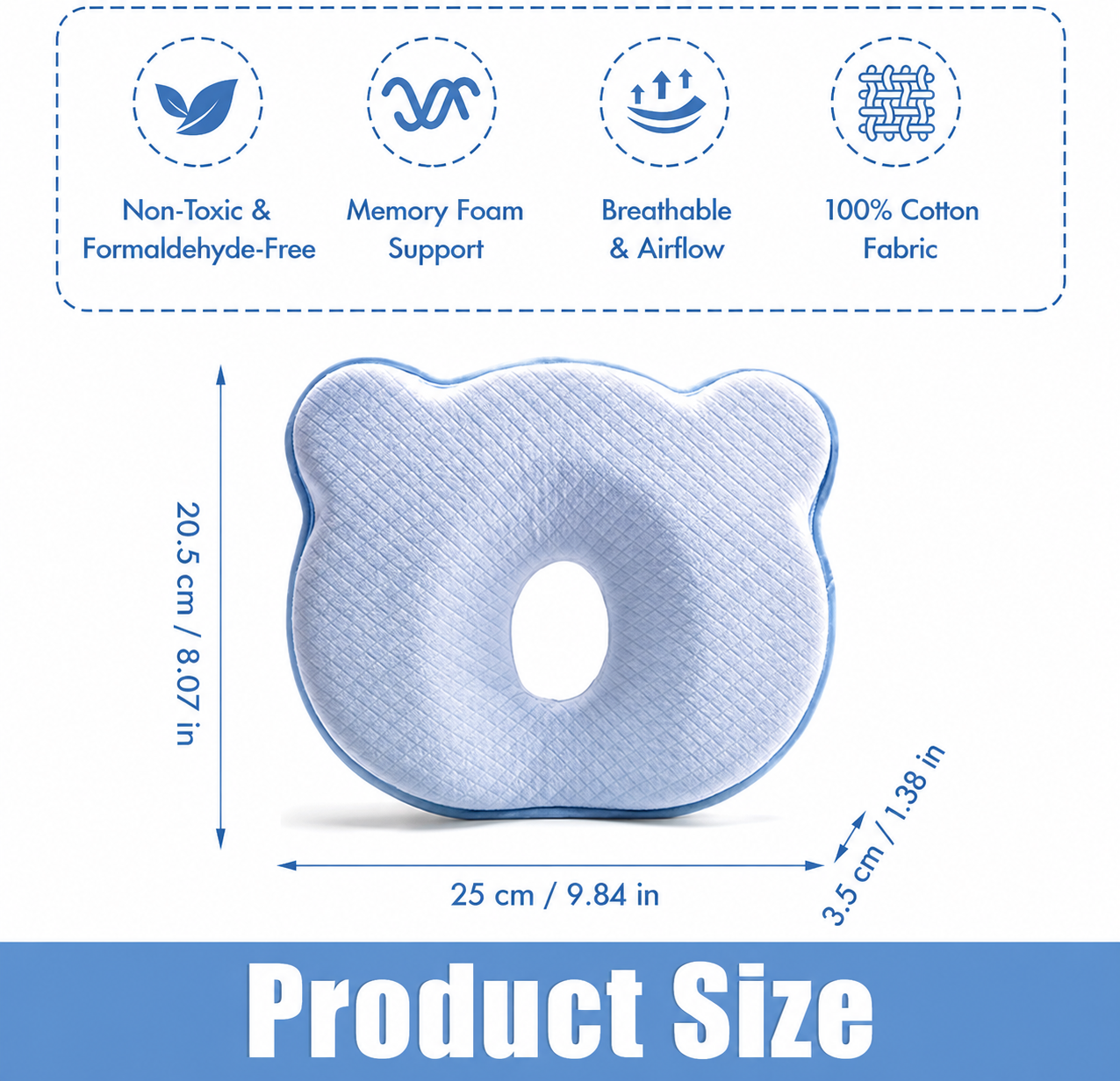 Baby Neck Cushion For Stroller Use