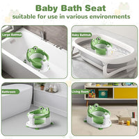 Soft Cushion on Baby Bath Seat Providing Comfort During Bath Time
