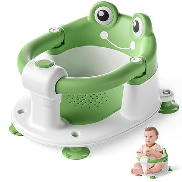 Baby Bath Seat for Babies 6 Months & Up with Non-Slip Suction Cups and Soft Cushion
