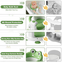 Strong Suction Cups of Baby Bath Seat Ensuring Safe Bath Time