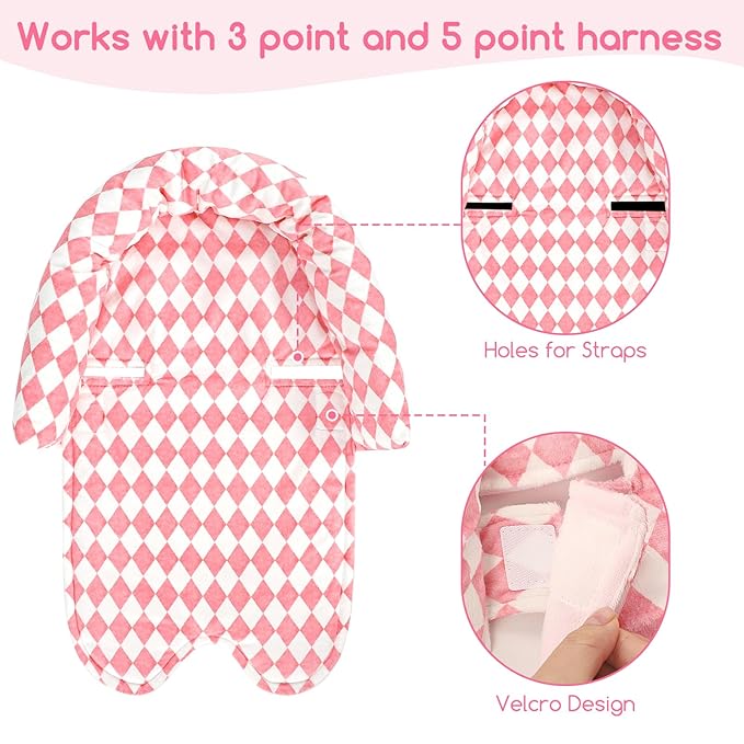 Machine Washable Baby Car Seat Head Support Cushion for Easy Cleaning