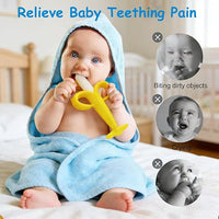 Baby chew teether with easy grip design for little hands
