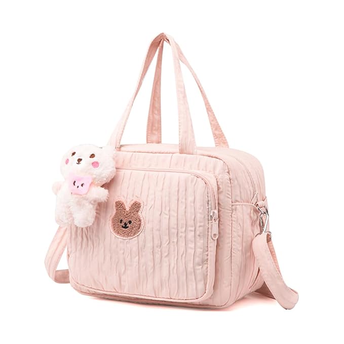 Baby diaper bag tote, crossbody design for moms and dads, stylish and functional.