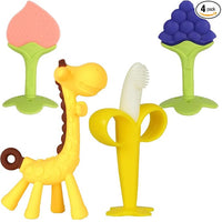 Baby freezer teether BPA free silicone chew toy for teething relief