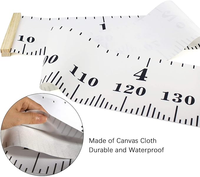 Baby growth chart hanging ruler for tracking height