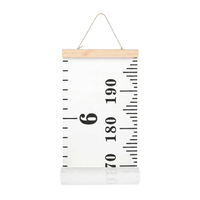 Baby growth height chart hanging ruler wall decor for kids