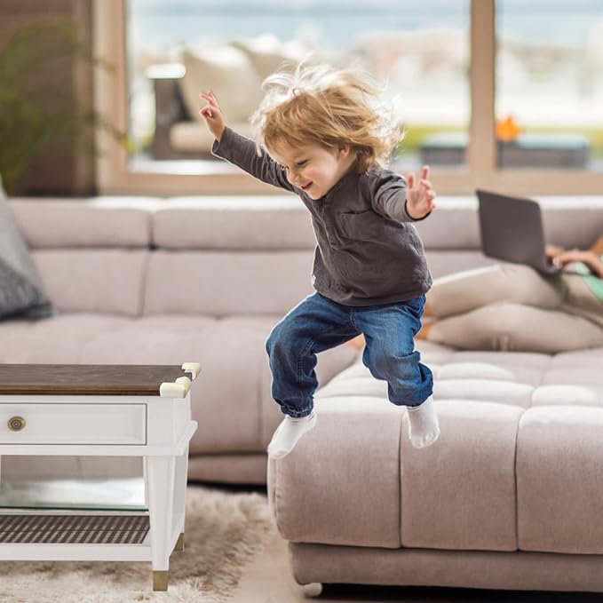 Baby proofing corner protector easy installation peel and stick