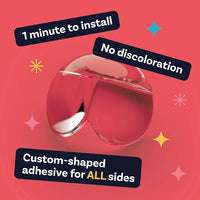 Baby proofing corner protector easy peel and stick installation