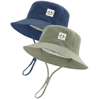 Baby sun hat smile face toddler bucket hat with UPF 50+ protection