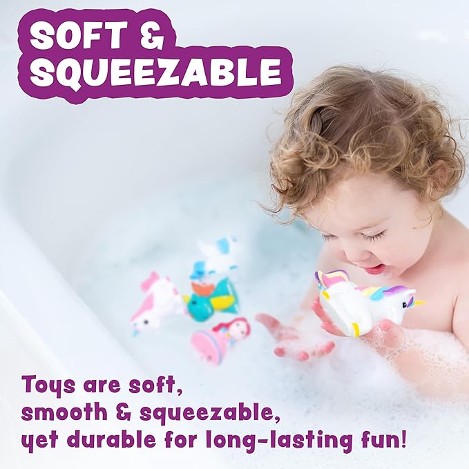 Baby Bath Time Toys Floating In Water For Interactive Play