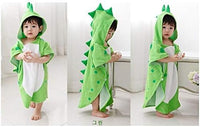 Baby bath towel with hooded wrap design