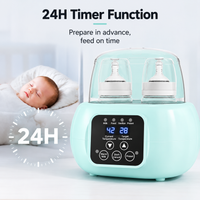 Electric baby bottle warming machine providing gentle and even heating for feeding bottles