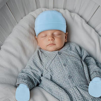 Baby Hat and Mittens Set for Winter Protection and Sleep