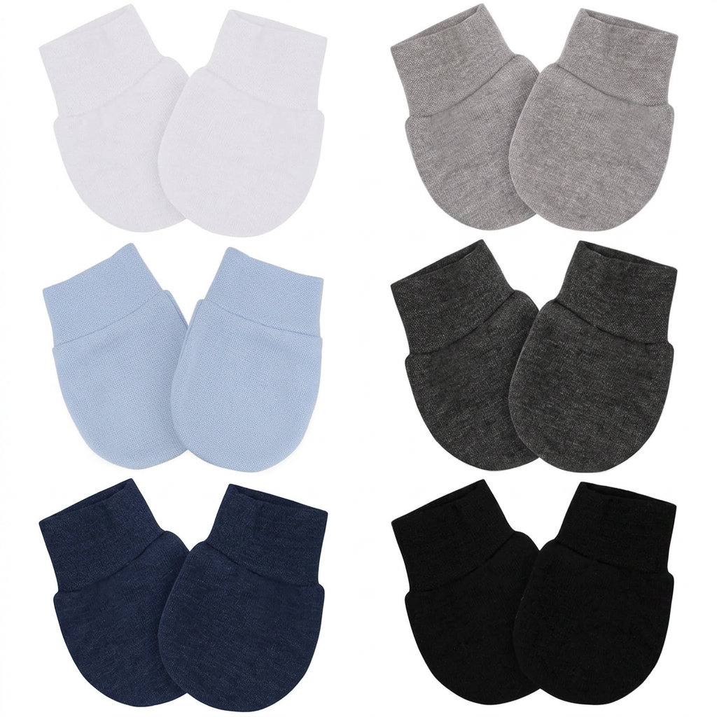 Baby Mittens No Scratch Soft Infant Gloves For Newborn