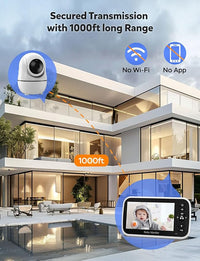 Remote PTZ Baby Camera Monitor For Nursery Monitoring