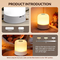 Portable Egg Night Light For Baby Nursery Comfort.