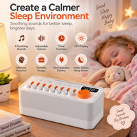 Baby sleep noise device designed for nursery bedtime and nap routines