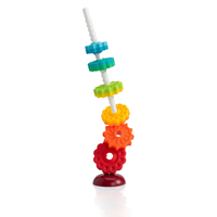 Baby Stacking And Spinning Toy For Toddlers With Colourful Rings